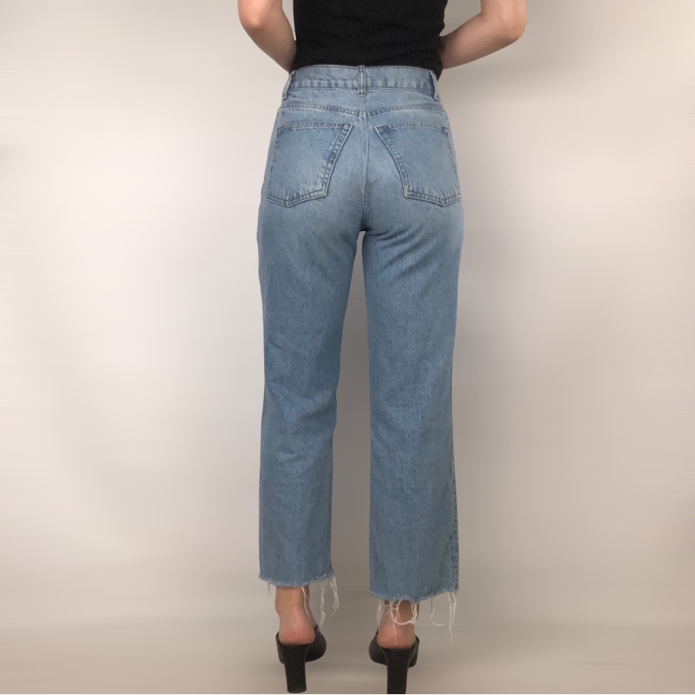 Reformation Straight Wide Leg Jean Montauk Jeans Size 26 Denim - Picture 4 of 8